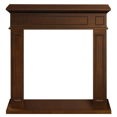 Cornice per camino rivestimento in legno L89,5xH90,5xP28 Jefferson Noce