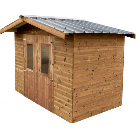 Casetta da Giardino Therma in legno termoriscaldato 19mm 240x204 senza pavimento