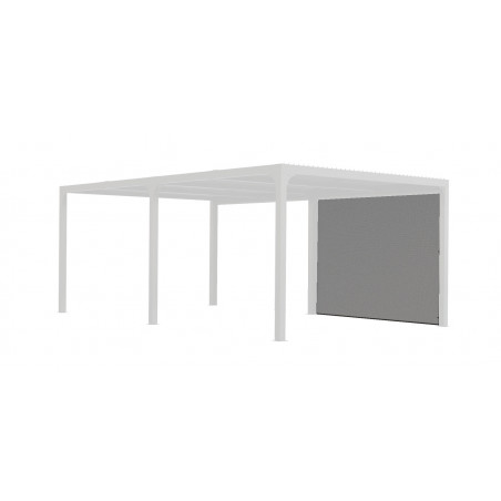 Store accessoire Grey Forest pour pergola bioclimatique avec rail de 5,98 m par côté PER3660BI