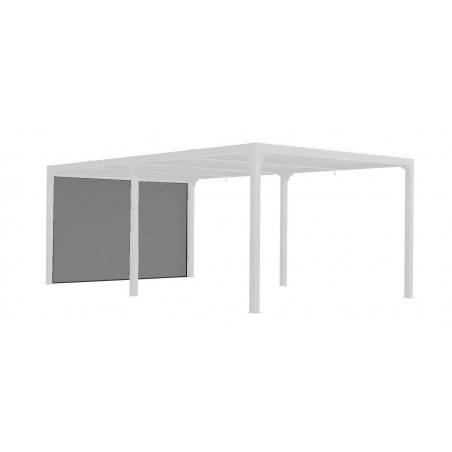 Store accessoire Grey Forest pour pergola bioclimatique avec rail de 3,60 m par côté PER3630BI et PER3660BI