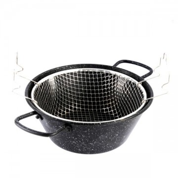 Steel Fryer with Q-Flex Basket cm 26 Lar