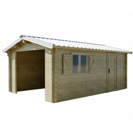 Garage in legno 360x548 cm...