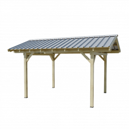 Tettoia posto auto in legno...