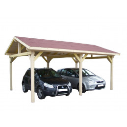 Tettoia posto auto in legno...