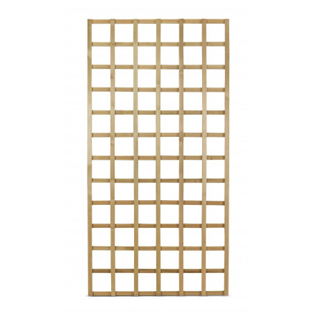 Pannello estensibile maglia quadra legno di conifera 60x180 cm (1,08 m²) impregnato autoclave – privacy giardino terrazzo balcone