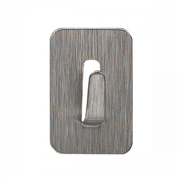 Normal Rectangular Stainless Steel Hook 4 pcs Eliplast