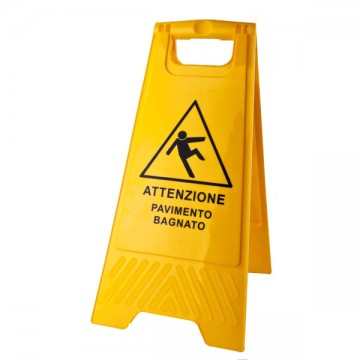 Wet Floor Stand Clean Ladydoc 06509