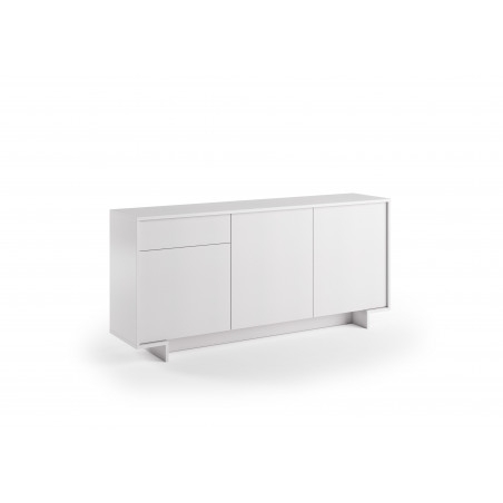 Madia Frame 3 ante con cassetto push to open bianco 170x42x78 cm - Terraneo