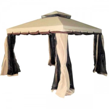 Aluminum Gazebo Mosquito Net Column 3X3 Vette 06274