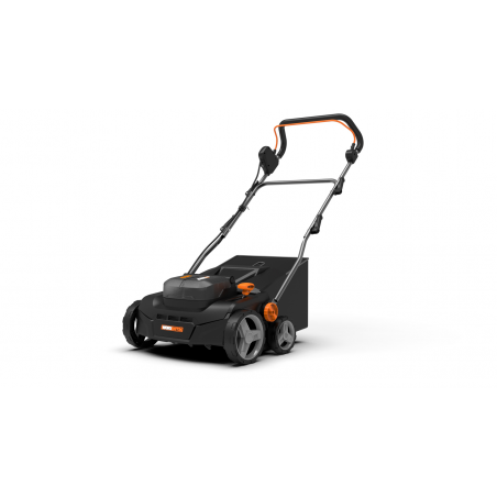 Arieggiatore Scarificatore a Batteria 40V WG855E.9 2 in 1 Brushless Larghezza 36 cm per Cura del Prato Senza Batterie - Worx