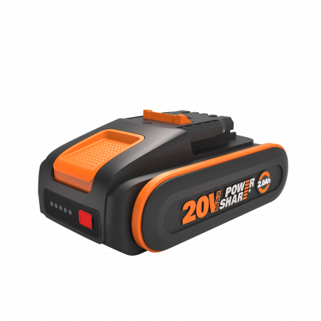 Batteria agli ioni di litio 20V 2.0Ah con indicatore PowerShare WA3639 - Worx