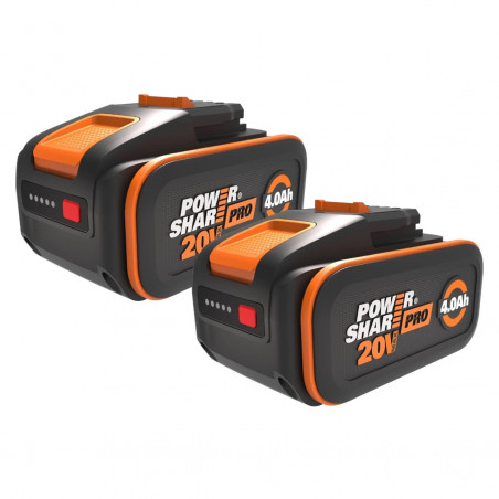 Batteria agli ioni di litio 20V 4.0Ah WA3644 per utensili Worx PowerShare - Worx