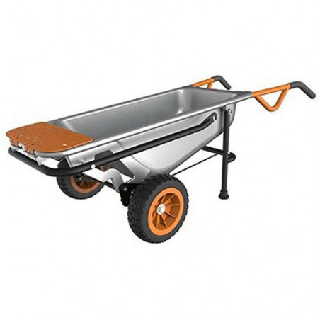 Carriola multifunzione Aerocart WG050 8 funzioni 136 kg trasporto giardino - WORX