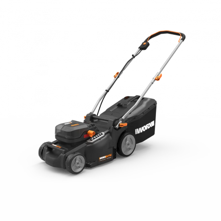 Rasaerba a Batteria 40V WG737E Nitro Brushless Taglio 37 cm 2 in 1 per Giardini fino a 550 m² con Cesto 40L - Worx