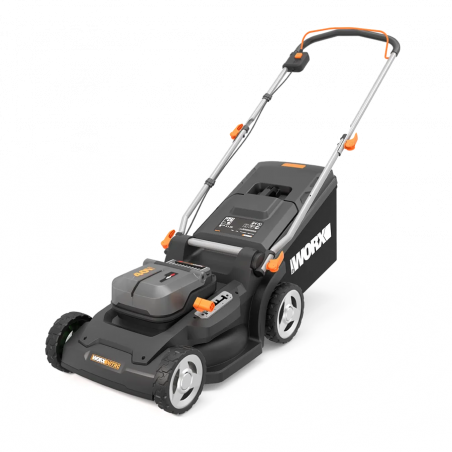 Rasaerba a Batteria 40V WG745E Nitro Brushless Taglio 40 cm 2 in 1 per Giardini fino a 600 m² con Cesto 50L - Worx