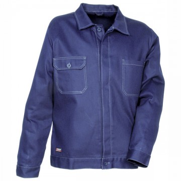 Navy Blue Cotton Jacket 48 Port Louise Cofra