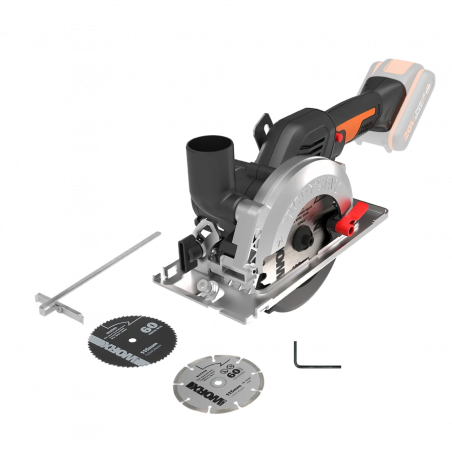 Sega circolare WX531.9 20 Volt Brushless 120 millimetri corpo macchina per tagli fino a 41 millimetri - Worx