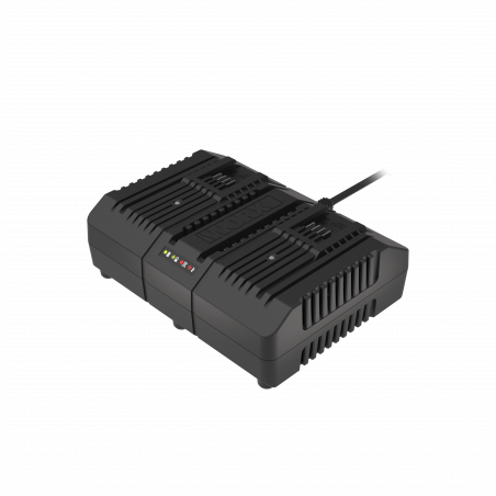 Caricabatterie doppio rapido WA3883 per batterie 20V PowerShare ricarica simultanea utensili elettrici - Worx