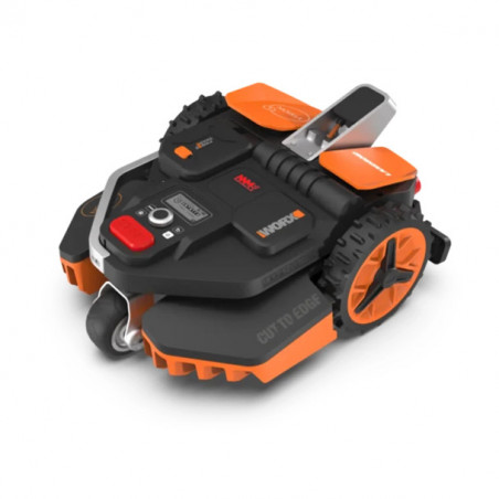 Robot rasaerba automatico WR206E Landroid Vision con videocamera AI per giardini fino a 600 m² - Worx