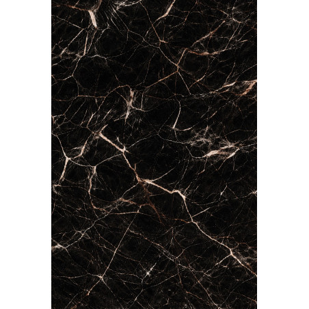 Pannello decorativo murale effetto marmo nero set 6 pezzi 120x60 per rivestimento interni - Divina Home