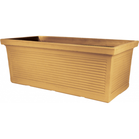 Polymer planter Monacis Millerighe Impruneta cm 100 (100X47X38h)