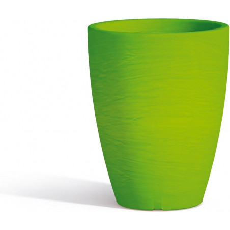 Vase Polymère Monacis Adone Rond Vert - Ø 30 cm. -h 38cm.
