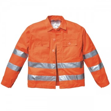 Veste Orange 48 Reflex Haute Visibilité