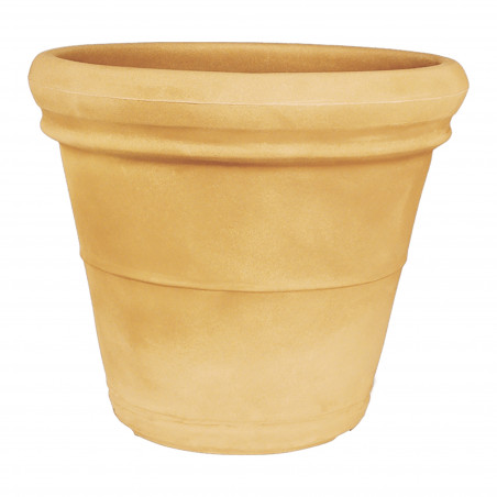 Vaso decorativo classico tradizionale Ø45 H36 in polimero resistente impruneta per piante per giardini e terrazze - Made in Italy - Monacis