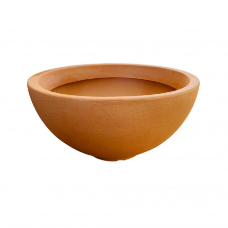 Ciotola vaso di design Ø85 H43 in polimero resistente impruneta per piante da interno ed esterno - Made in Italy - Monacis
