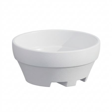 Vaso grande XXL di design Ø120 H60 in polimero bianco per alberi e grandi piante per interno ed esterno - Made in Italy - Monacis
