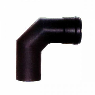 Elbow Steel 90° 8 Black 2Mm Pellet Wing