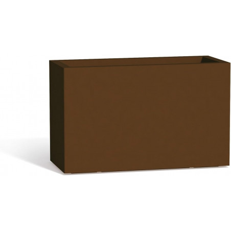 Flowerpot in Polymer Monacis Flowerpot cm 80X35 h 50 Brown