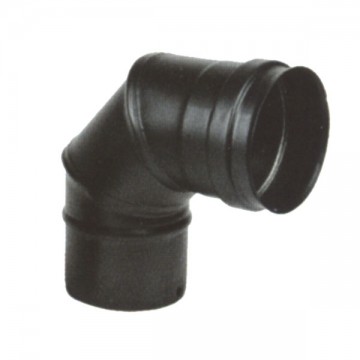 Stainless Steel Elbow 90° 10 Black Pellet 300 Maral