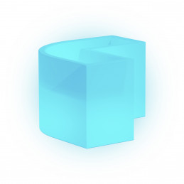 Corner Flowerpot Light Blue...