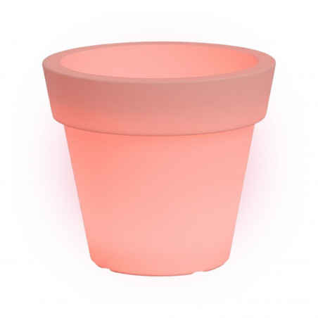 Luce Vase in Polymer Monacis Gemma Bright Red Light - Ø 110 cm. - h 95cm.
