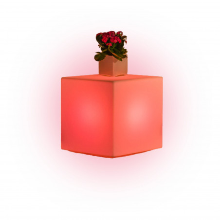 Youcube Bright Red Light in Monacis Polymer - Cm 40X40X40 H