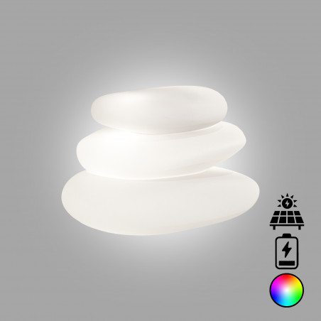 Eden Bright Multicolor Led With Battery And Solar In Polymer Monacis - Cm 75X62X47 H