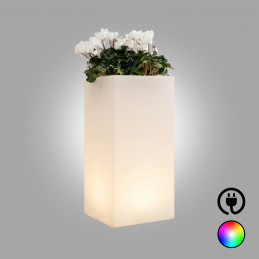 Cube Vase Top Bright Led...