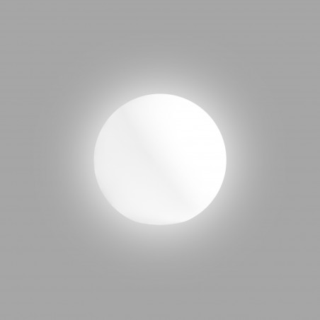 Lampada sfera di design Ø40 in polimero luce bianca per interno ed esterno - Made in Italy - Monacis