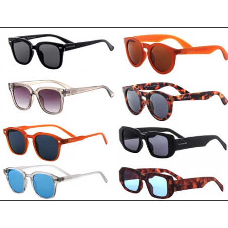 Kit 8 occhiali da sole De Tomaso Longchamp – Lenti categoria 3 – Protezione UV – Unisex