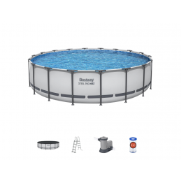 Piscina fuori terra rotonda...