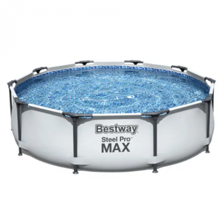 Piscina fuori terra rotonda con struttura in acciaio, diametro 305 cm altezza 76 cm predisposizione filtro - Bestway