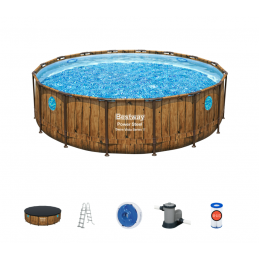 Piscina fuori terra rotonda...