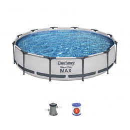 Piscina fuori terra rotonda...