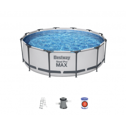 Piscina fuori terra rotonda...