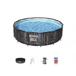 Piscina fuori terra rotonda...