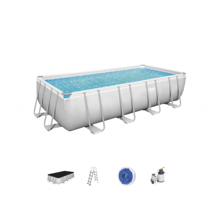 Filtre de piscine rectangulaire en acier J3 549X274 h 122 Bestway BW56466