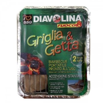 Griglia & Getta cm 30X18 h 7 Diavolina