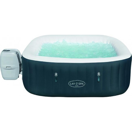 Vasca idromassaggio gonfiabile Bestway Lay-Z-Spa Ibiza AirJet 180x180x66 cm quadrata 4-6 posti con riscaldamento e massaggio