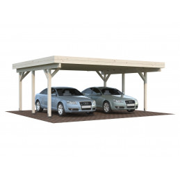 Carport doppio in legno...